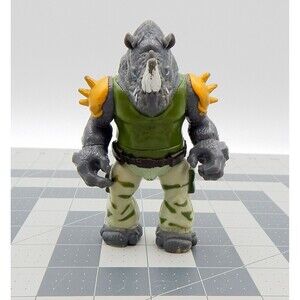 Rocksteady Action Figure TMNT Teenage Mutant Ninja Turtles 2014 Playmates 4.5 In